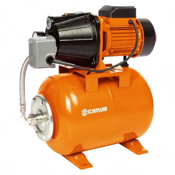 Hidrofor SCHUMANN®, AUTOJET80S, 24L, 1500W, 60l/min, H refulare 45 m, cu turbina din inox
