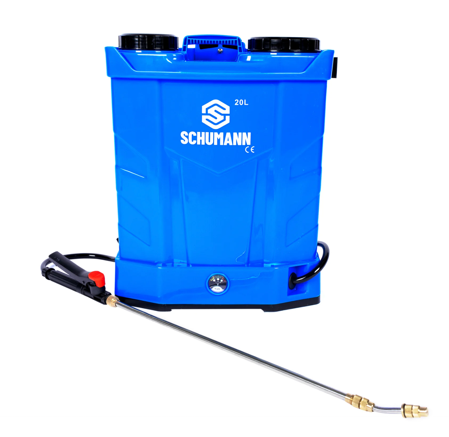 Pompa de stropit electrica, Schumann®, 20 L, acumulator, 6 BAR, regulator, 5 duze de stropire incluse