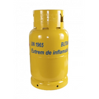 Butelie GPL din metal Heber® cu guler, 26 L, 11 kg, filet 1/2, nealimentata cu gaz