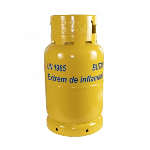 Butelie GPL din metal Heber® cu guler, 26 L, 11 kg, filet 1/2, nealimentata cu gaz