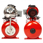 Hidrofor de mare putere Heber®, AUTOJS80, 24L, 1000W, 50l/min, H refulare 40m, pompa din fonta si inox