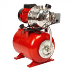 Hidrofor de mare putere Heber®, AUTOJS80, 24L, 1000W, 50l/min, H refulare 40m, pompa din fonta si inox