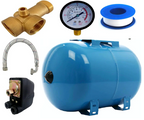 Kit Hidrofor 50L cu pompa apa submersibila Heber® 1.1KW, 3m3/Ora, Sistem premium complet