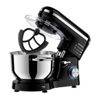 Mixer cu bol din inox Heber®, 1500 W, Bol 6.2 L inox, 6 Viteze, Functie Pulse, Miscare eliptica