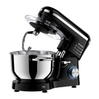 Mixer cu bol din inox Heber®, 1500 W, Bol 6.2 L inox, 6 Viteze, Functie Pulse, Miscare eliptica