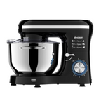Mixer cu bol din inox Heber®, 1500 W, Bol 6.2 L inox, 6 Viteze, Functie Pulse, Miscare eliptica