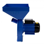 Moara electrica pentru cereale si stiuleti (2 in 1), HEBER®, Cuva Mare, motor 3,5 kw (100% cupru), 3000 rpm, 300 kg/h, 4 site de rezerva, 20 ciocanele