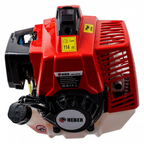 Motocoasa Heber® HBR-6300, 6 CP, 10.000Rpm + 4 Sisteme Taiere, Ham Profesional, MOTOR 2 TIMPI