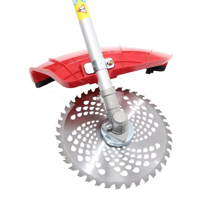 Motocoasa Heber® HBR-6300, 6 CP, 10.000Rpm + 4 Sisteme Taiere, Ham Profesional, MOTOR 2 TIMPI