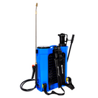 Pompa de stropit electrica + manuala 2 in 1, Schumann®, 16 L, acumulator, 6 BAR, regulator, 5 duze de stropire incluse