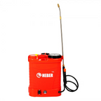 Pompa de stropit electrica , HEBER, 12 L, acumulator, regulator presiune,5 duze incluse