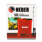Pompa de stropit electrica , HEBER, 12 L, acumulator, regulator presiune,5 duze incluse
