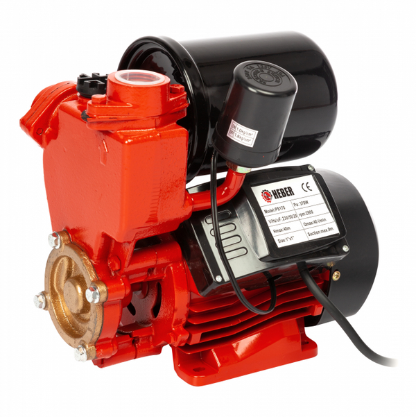 Mini hidrofor Heber®, PS170, 1L, putere 370W, debit 35l/min, H refulare 30m