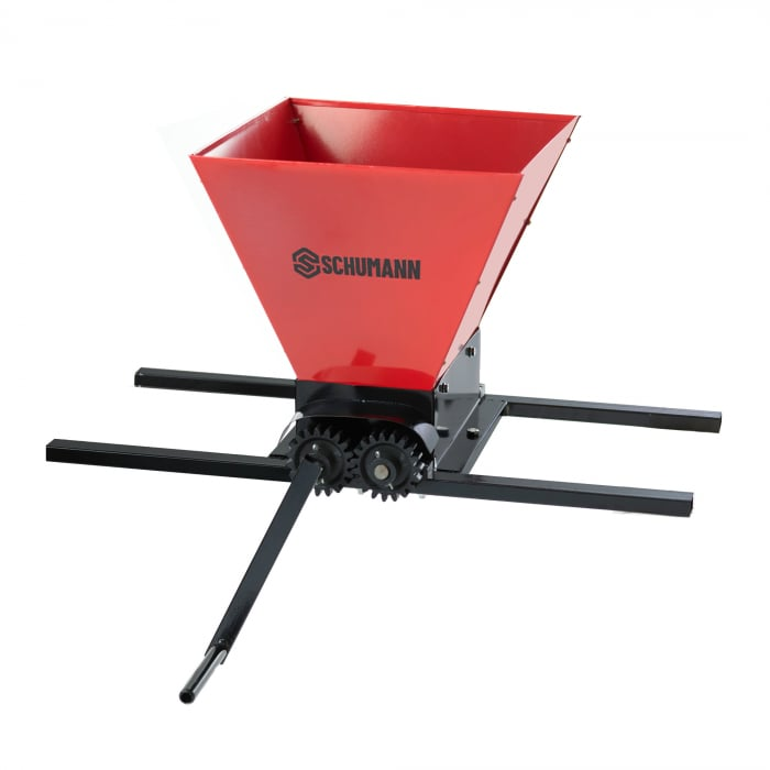 Zdrobitor struguri SCHUMANN®, manual, capacitate 300-500 kg/h, cuva 25 l
